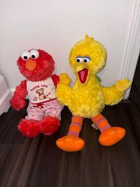 big bird and elmo build a bears